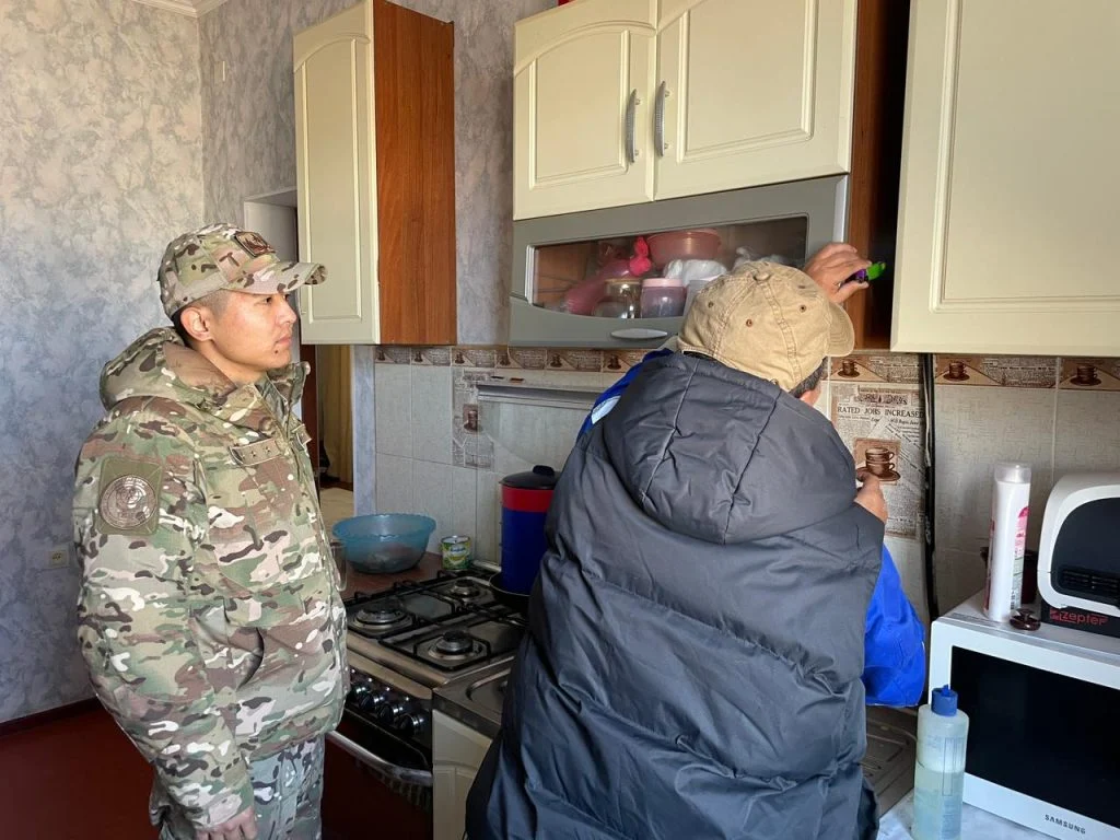 Көпбалалы отбасының үйіндегі газ қаупі уақтылы тоқтатылды