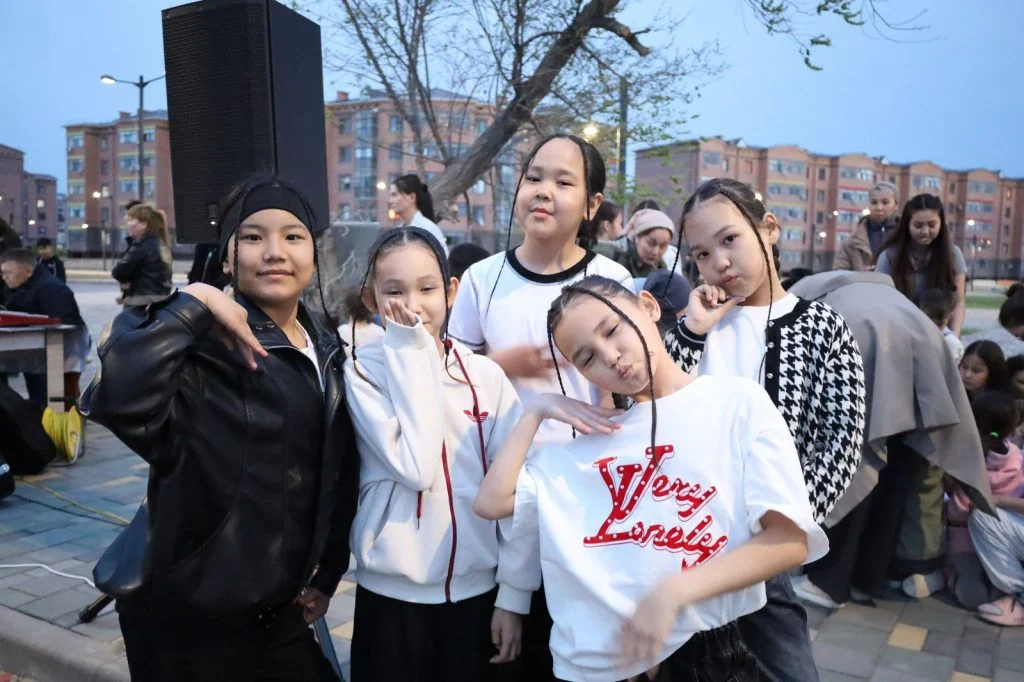 Ашық аспан астында ерекше кеш өтті